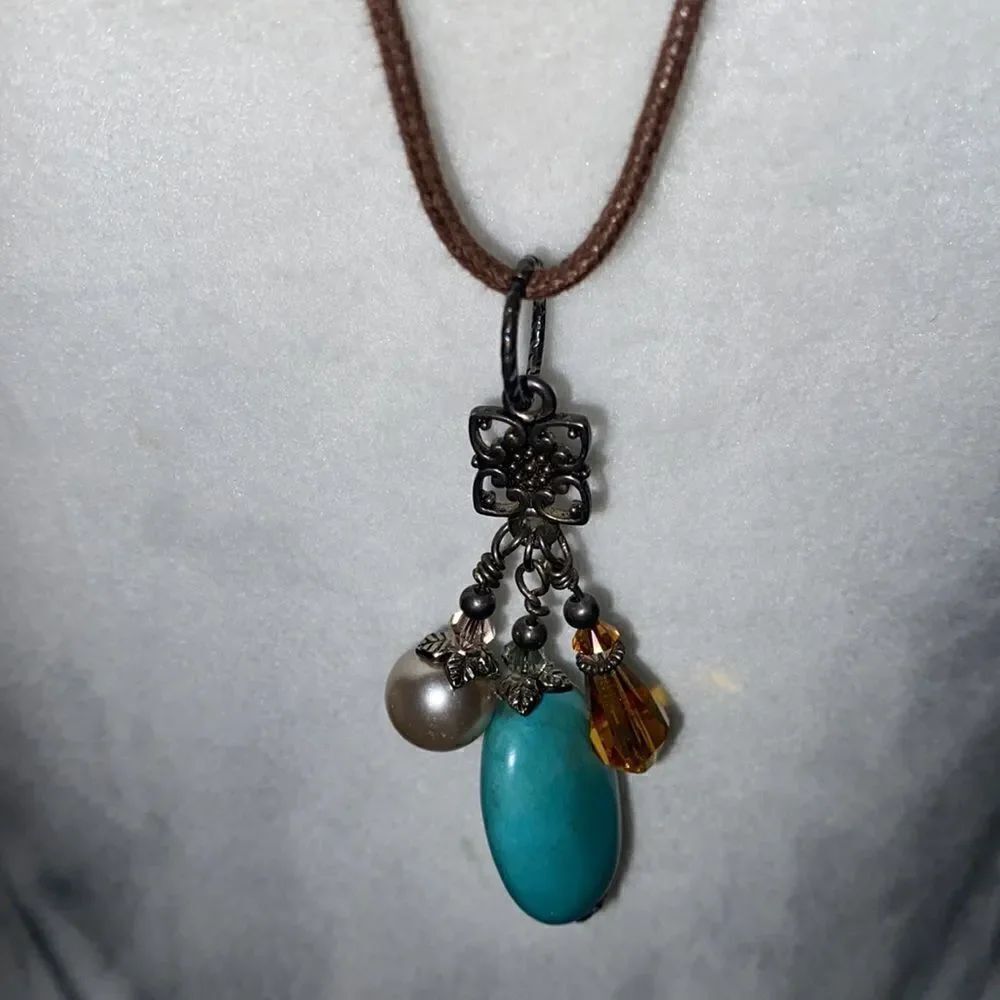 Leather Lariat Necklace!  